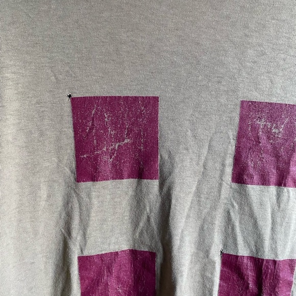 Vintage Y2K Ralph Lauren Polo Jeans Co. Trashed Grunge Tan Long Sleeve Shirt XL - Picture 14 of 15